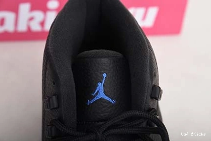 BLACK RETRO 810 JORDAN Reliable 130690-014 12 GAME ROYAL - 1003